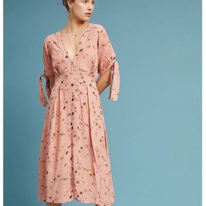 Anthropologie Faithful The Brand Floral Midi Dress Size 6